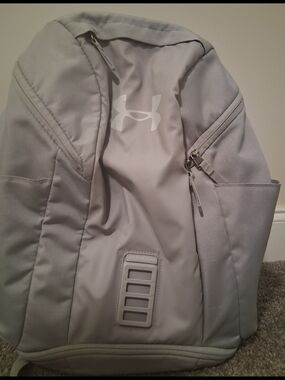 Under Armour Light Gray Backpack